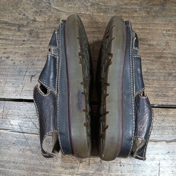Doc Martens Mens 8 Sandals Fisherman Vintage Shoes England Buckle Leather *READ main image 6
